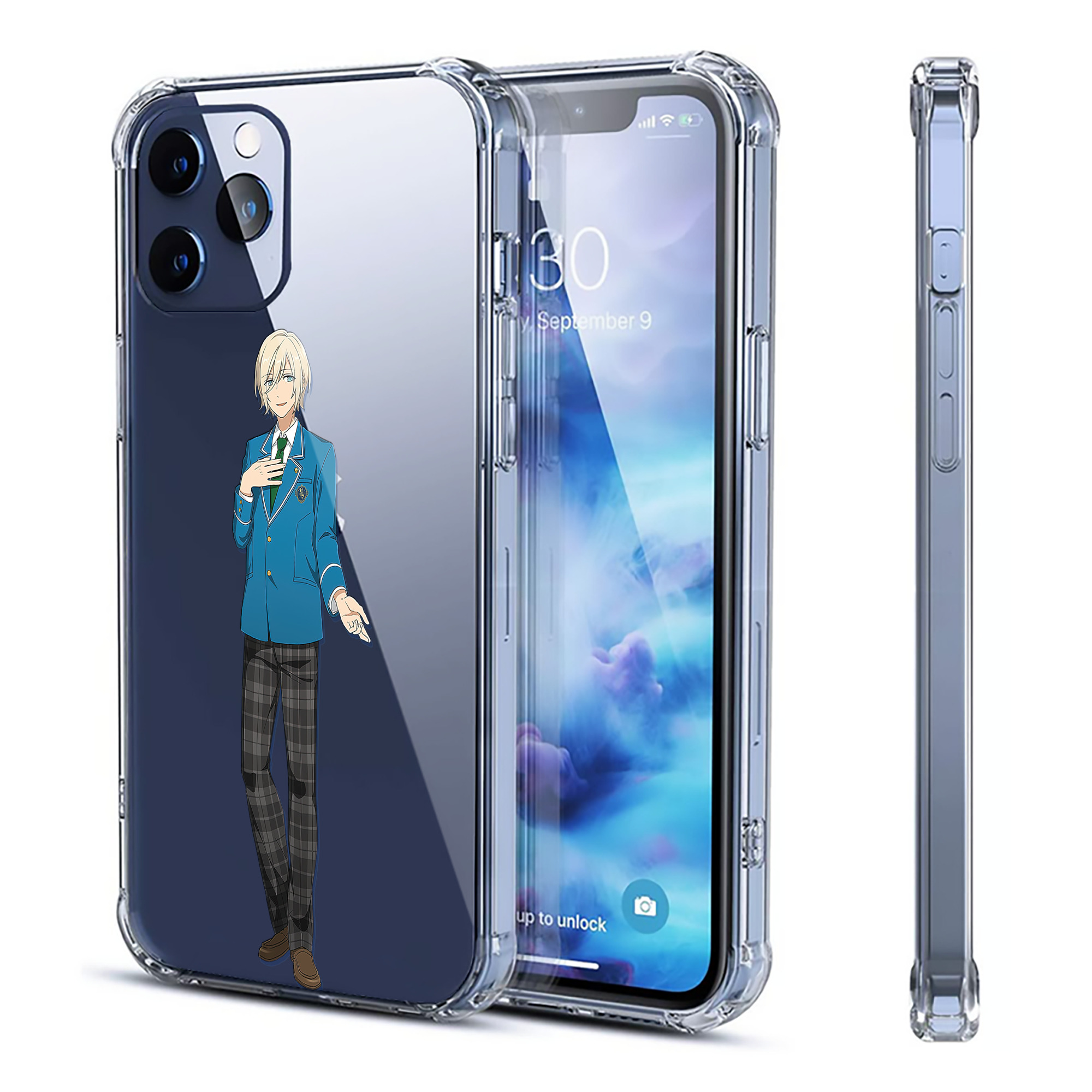 （画像用） あんさんぶるスターズ! Ensemble Stars 【iPhone 12シリーズ対応】透明スマホケース（クリアソフトケース）